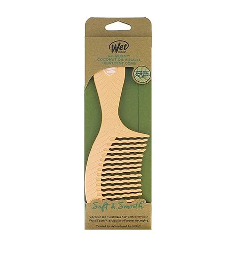 Go Green Treatment Comb peigne pour cheveux Noix de coco