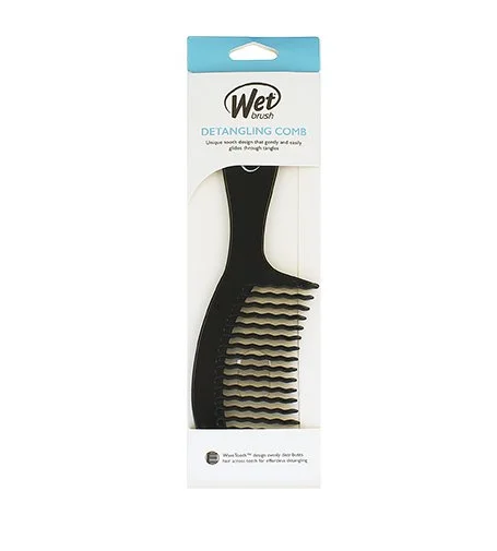 Peigne démêlant pour cheveux Noir