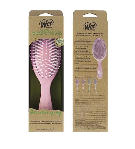 Go Green Treatment & Shine Brush brosse à cheveux Pastèque