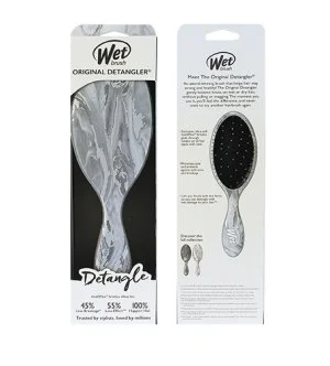 Wet Brush Original Detangler Metallic Marble brosse à cheveux Silver