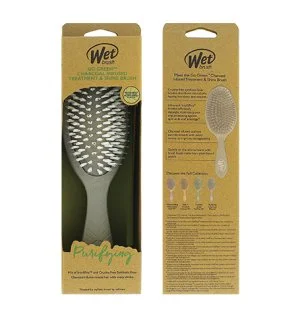 Wet Brush Go Green Treatment & Shine Brush brosse à cheveux Charcoal