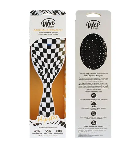 Original Detangler Hipster brosse à cheveux Checkers