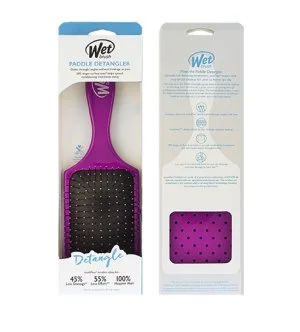 Wet Brush Paddle Detangler brosse à cheveux Purple