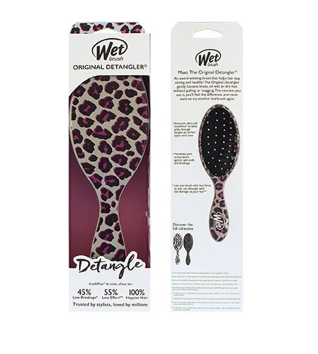 Original Detangler Safari brosse à cheveux Pink Leopard