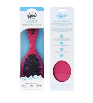 Wet Brush Custom Care Thick Hair Detangler brosse à cheveux Pink