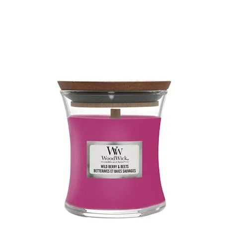 Wild Berry & Beets bougie parfumée à mèche en bois 85 g