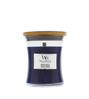 WoodWick Hinoki Dahlia bougie parfumée avec mèche en bois 275 g