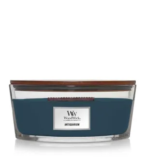 Bougie parfumée Woodwick Antiquarium avec mèche en bois pour femmes