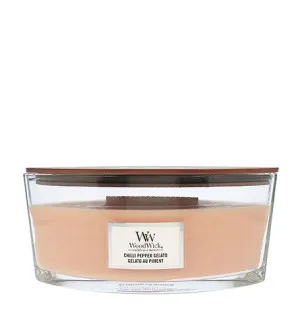 Bougie parfumée WoodWick Chilli Pepper Gelato avec mèche en bois 453,6 g