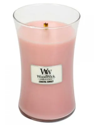 Bougie parfumée WoodWick Coastal Sunset avec mèche en bois 609,5 g