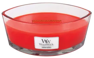 Bougie parfumée WoodWick Crimson Berries avec mèche en bois 453,6 g