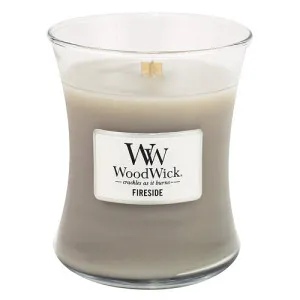 Bougie parfumée WoodWick Fireside avec mèche en bois 275 g