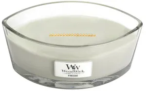 Bougie parfumée WoodWick Fireside avec mèche en bois 453,6 g