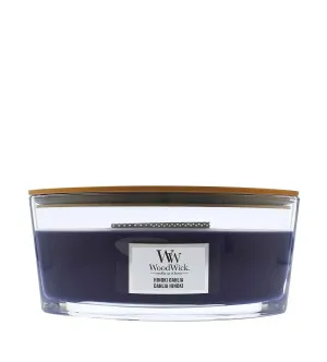 Bougie parfumée WoodWick Hinoki Dahlia avec mèche en bois 453,6 g
