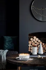 Magnolia Birch geurkaars met houten lont 453,6 g
