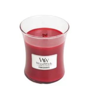 Bougie parfumée WoodWick Pomegranate avec mèche en bois pour femmes