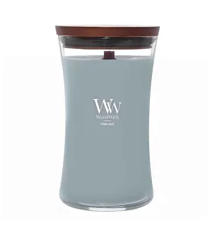 Bougie parfumée WoodWick Terra Haze avec mèche en bois unisexe