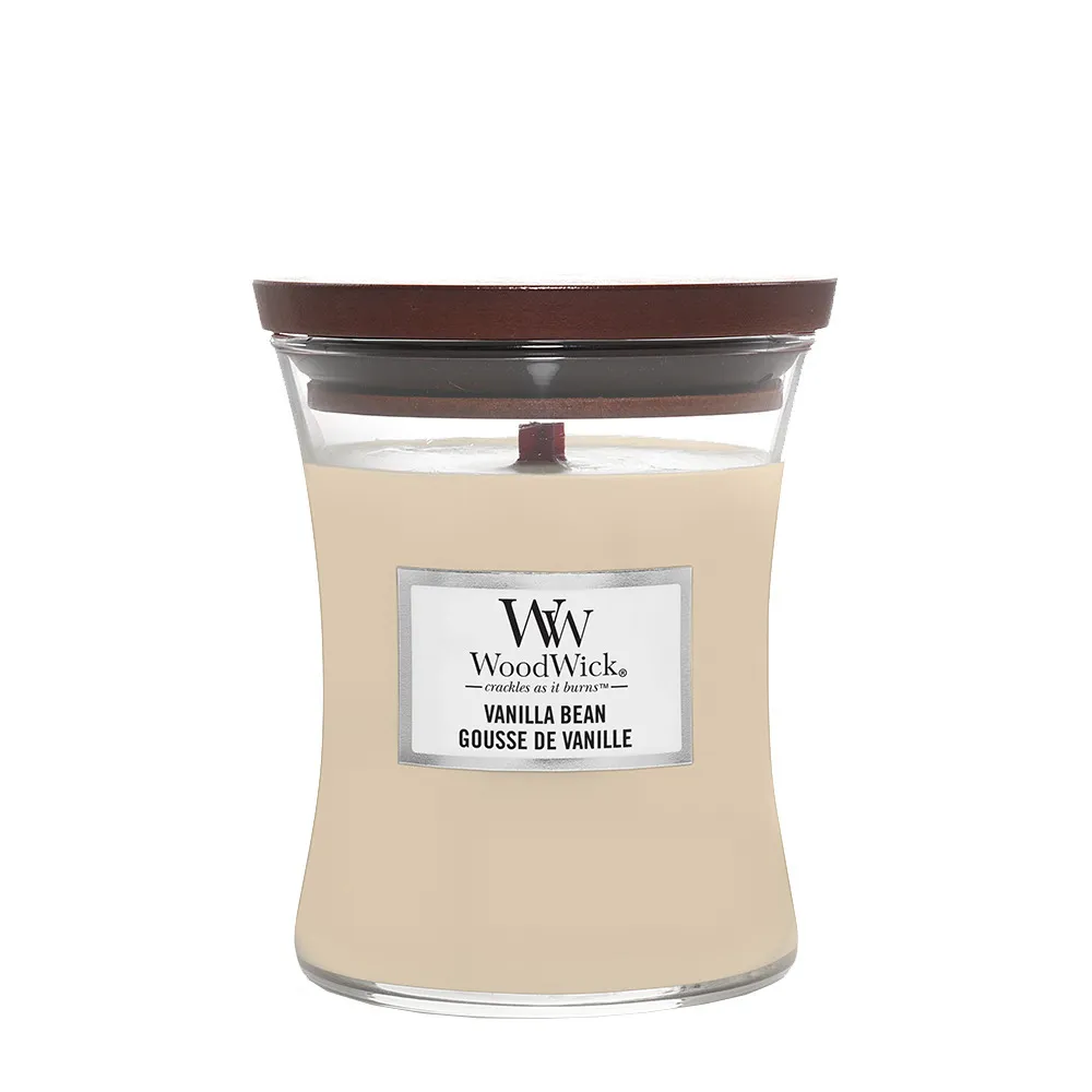 Vanilla Bean geurkaars met houten lont 275 g