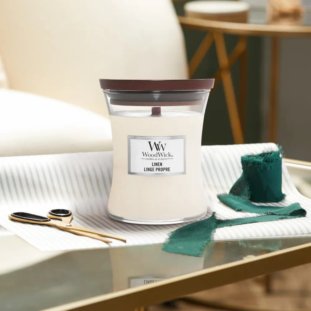 Vanilla Bean geurkaars met houten lont 275 g