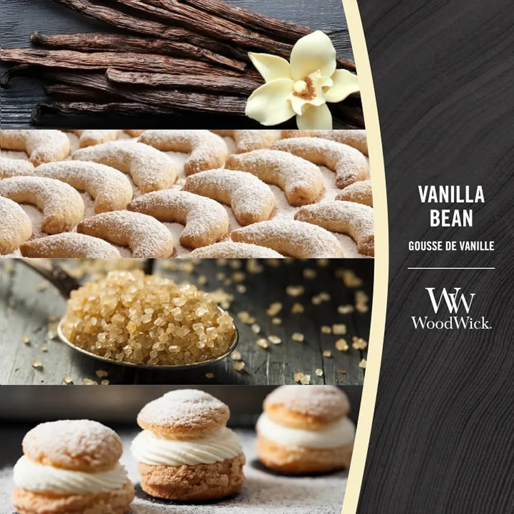 Vanilla Bean geurkaars met houten lont 275 g
