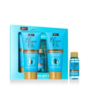 Xpel Coffret cadeau Argan Oil Shampooing 100 ml + Après-shampooing 100 ml + Sérum capillaire