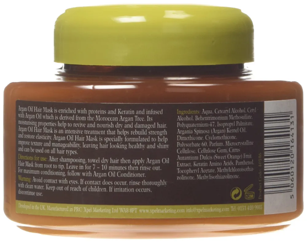 Argan Oil masque capillaire nourrissant à l'huile d'argan 220 ml