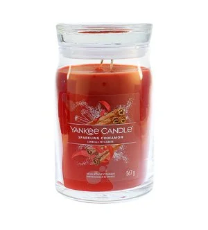 Yankee Candle Sparkling Cinnamon bougie Signature grande 567 g