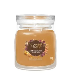 Yankee Candle Pumpkin Cinnamon Swirl bougie signature moyenne 368 g