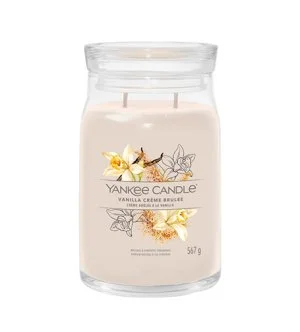 Yankee Candle Vanilla Creme Brulee bougie signature grande 567 g