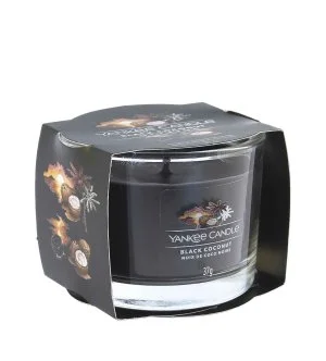 Yankee Candle Black Coconut bougie votive en verre 37 g