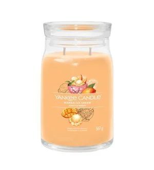 Yankee Candle Signature Mango Ice Cream bougie parfumée 567 g