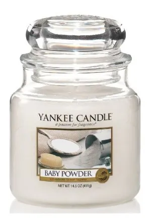 Bougie parfumée Yankee Candle Baby Powder 411 g