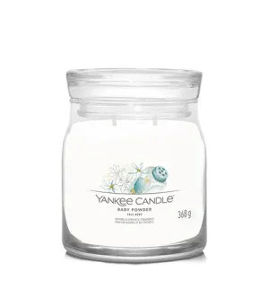 Yankee Candle Baby Powder signature bougie moyenne 368 g