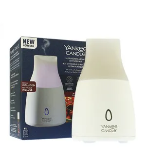 Diffuseur d'arômes ultrasonique Yankee Candle Black Cherry et huile parfumée
