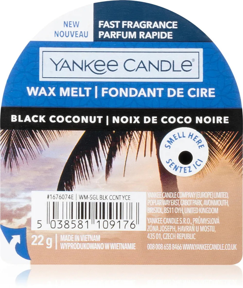 Black Coconut geurkaars 22 g