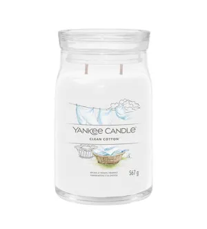 Yankee Candle Clean Cotton signature grande bougie 567 g