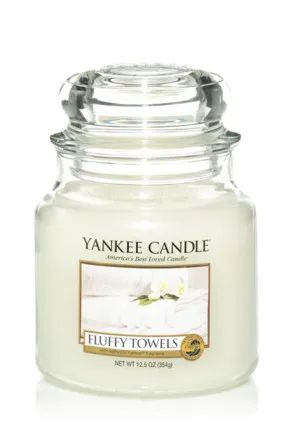 Bougie parfumée Yankee Candle Fluffy Towels 411 g