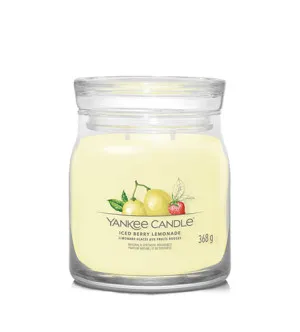 Bougie signature Yankee Candle Iced Berry Lemonade moyenne 368 g