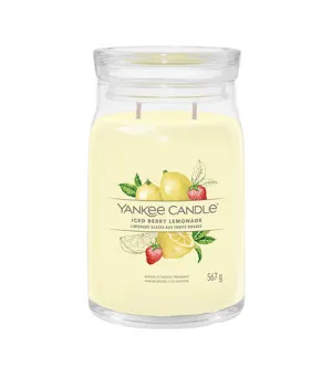 Bougie signature Yankee Candle Iced Berry Lemonade grande 567 g