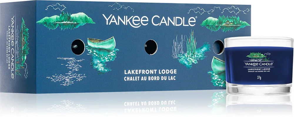 Lakefront Lodge votiefkaars in glas 3 x 37 g 3x37 g