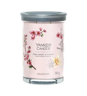 Yankee Candle Pink Cherry & Vanilla signature tumbler grand 567 g