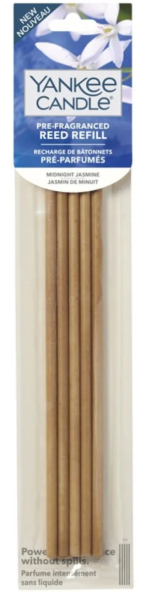 Yankee Candle Pre-Fragran.Reed Midnight Jasmine recharge pour diffuseur 5x tiges