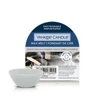 Yankee Candle Smoked Vanilla & Cashmere cire parfumée 22 g