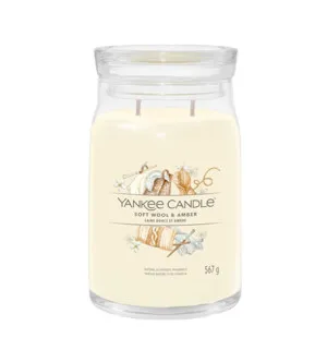 Yankee Candle Soft Wool & Amber signature bougie grande 567 g