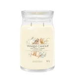 Soft Wool & Amber signature kaars groot 567 g