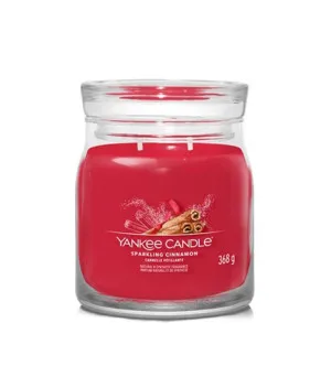 Yankee Candle Sparkling Cinnamon signature bougie moyenne 368 g