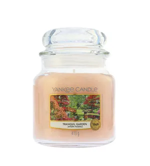 Bougie parfumée Yankee Candle Tranquil Garden 411 g