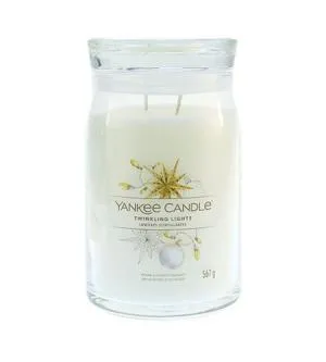 Bougie signature Yankee Candle Twinkling Lights grande 567 g