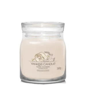 Yankee Candle Warm Cashmere signature bougie moyenne 368 g