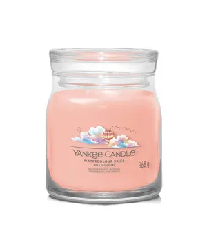 Bougie parfumée Yankee Candle Watercolour Skies Signature 368 g